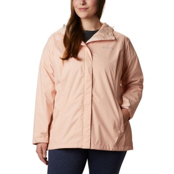 Dámské Bundy Columbia Arcadia II Plus Size Růžové ZUAEXB870